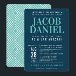 Convites BAR MITZVAH pilha geométrica moderna marinho de me<br><div class="desc">por kat massard >> WWW.SIMPLYSWEETPAPERIE.COM <<< - - - - - - - - - - - CONTATE ME para ajudar a equilibrar seu tipo perfeitamente Adore o design, mas gostaria de ver algumas mudanças - outro esquema de cores, produto, adicionar uma foto ou adaptado para uma ocasião diferente -...</div>