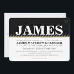 Convites BAR MITZVAH SIMPLES estrela judaica moderna preto<br><div class="desc">por kat massard >>> WWW.SIMPLYSWEETPAPERIE.COM <<<</div>