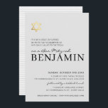 Convites Bar moderno da STAR Dourada Mitzvah cinza pálido m<br><div class="desc">por kat massard >> https://linktr.ee/simplysweetpaperie <<< Um design de convite moderno e simplesmente clássico para o BAR do seu filho ou BAT MITZVAH TIP :: 1. Para alterar/mover gráficos e fontes e adicionar mais texto - pressione o botão "personalizar". - - - - - - - - - - -...</div>