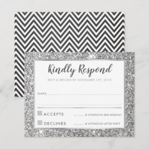 Convites BAR MODERNO MITZVAH obrigado sua luz legal