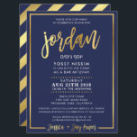 Convites BAR PERSONALIZADO Mitzvah Convide para o marinho J<br><div class="desc">pelo kat massard >> www.simplysweetPAPERIE.com << *** NOTA - O EFEITO DO FOLHO DE OURO SHINY É UMA IMAGEM IMPRESSA *** - - - - - - - - - - - - - - - - - - - - - - - - - - - - - -...</div>