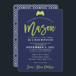 Convites BAR PERSONALIZADO Mitzvah marinho moderno para jog<br><div class="desc">*** NOTA - A fonte do Script TIPO DE VERDE LIMÃO É UMA IMAGEM IMPRESSA *** - - - - - - - - - - - - - - - - - - - - - - CONTATE ME para a "inscrição de scripts" personalizada Adorem o design, mas gostariam...</div>