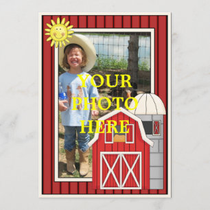 Convites Barão Vermelho Sunny Day - Festa ou Chá de fraldas