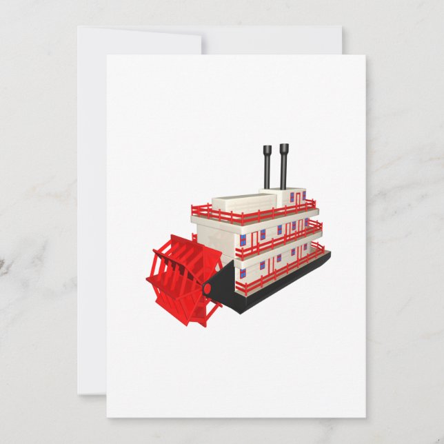 Convites Barco do vapor (Frente)