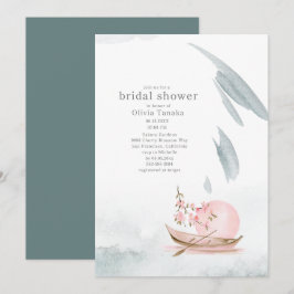 Convites Barco Japonês Gracioso no Chá de panela da Lua