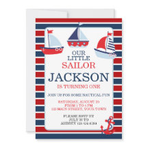 Barcos à Vela Náuticos 1º Aniversário (ou qualquer