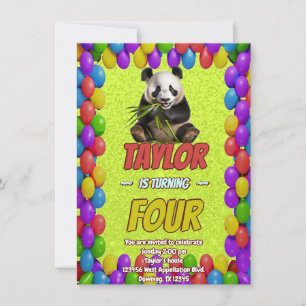 Convites Barramento de Panda de Fofinho Bonito, Considerado