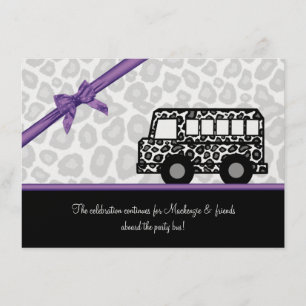 Convites Barramento do Partido das Manchas Leopardo