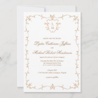 Barroco Crest | Casamento Monograma