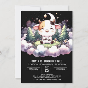 Convites Barrona Digital Cow Birthday