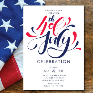 Convites Base de Independência dos EUA