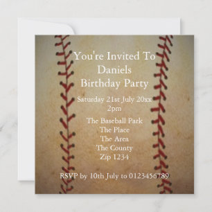 Convites Baseball