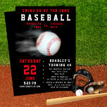 Convites Baseball 40th Birthday Sports Party<br><div class="desc">Baseball 40th Birthday Sports Party Invitation features a baseball with your fortieth birthday party information. Perfect to invite family and friends over to watch the game while celebrating turning forty. Available as a downloadable instant digital download,  paper invitations or both options. Designed by Evco Studio www.zazzle.com/store/evcostudio</div>