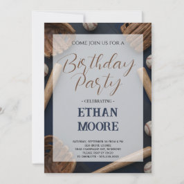 Convites Baseball Birthday Party for Adults