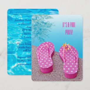 Convites Bash Piscina