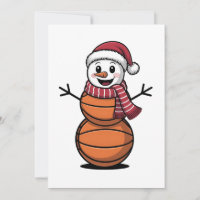 Basquetebol Boneco de Neve Amantes do Esporte de N