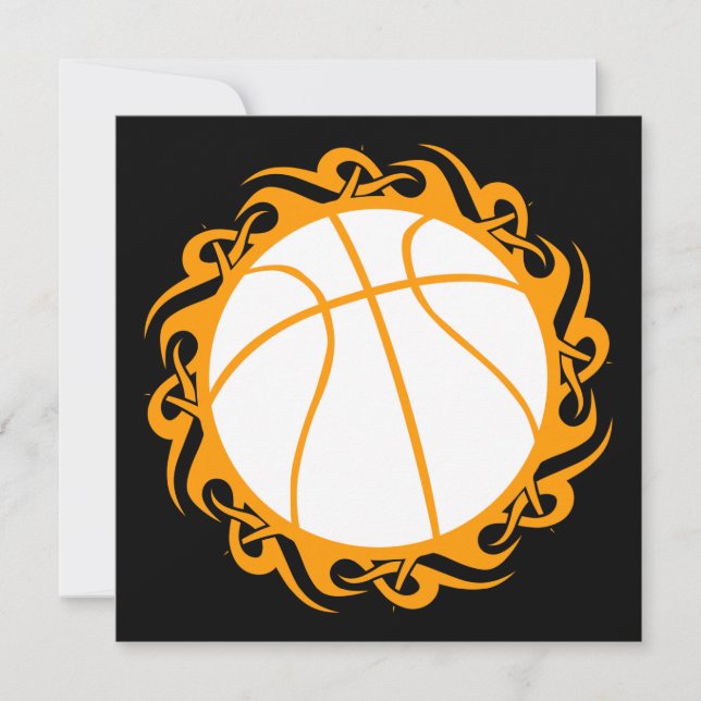 Convites basquetebol tribal (Frente)