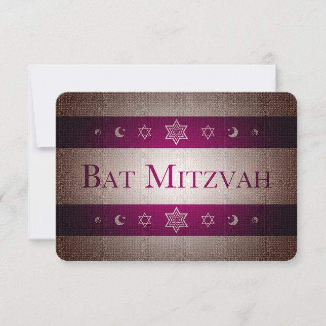 Convites Bat Mitzvah (Frente)