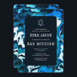 Convites Bat Mitzvah, Bar de Fotografia Personalizada da Pi<br><div class="desc">Cartão perfeito para anunciar um morcego mitzvah, bar mitzvah ou outra celebração judaica! Mão fez abstrato de arte para você na frente e atrás! TOTALMENTE PERSONALIZÁVEL! Clique em "Personalizar" acima para editar o texto. Clique em "editar usando a ferramenta design" para ajustar as fontes, as cores e os posicionamentos e...</div>