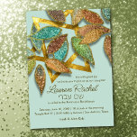 Convites Bat Mitzvah Colorful Petals Glittery Aqua Brown<br><div class="desc">Bat Mitzvah Colorful Glittery Petals Aqua Brown Bar Mitzvah e Bat Mitzvah convites projetados por Umua. Impresso e enviado pela Zazzle ou seus parceiros. Este convite do Bat Mitzvah é um design bonito e colorido que apresenta pétalas brilhantes sobre uma estrela. O convite tem tamanho de 5 x 7" e...</div>