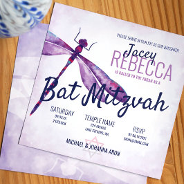 Convites Bat Mitzvah, Dragão Branco, Lavanda