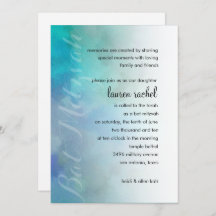 Bat Mitzvah Legal Cores Aqua Azul Púrpura Branco