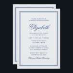 Convites Bat Mitzvah Modern Monograma em Quadro Simples<br><div class="desc">Composto por serifa elegante e tipografia cursiva de scripts no quadro. Este foi projetado por materiais de terceiros selecionados,  exclusivos para o Zazzle. Disponível aqui: http://www.zazzle.com/selectpartysupplies</div>