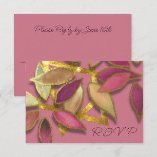 Convites Bat Mitzvah Rosa Burgundy Watercolor Petals Star