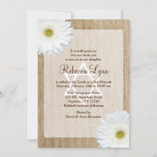 Convites Bat Mitzvah, Russo Branco