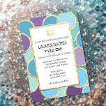Convites Bat Mitzvah Suas Cores Circulam em Dourado<br><div class="desc">Conjuntos de convites para o bar Mitzvah e Bat Mitzvah desenhados por Umua. Impresso e enviado pela Zazzle ou seus parceiros.</div>