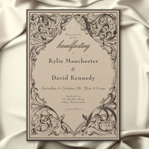 Convites Bat Vitoriano Até A Morte Preto e Manipulador