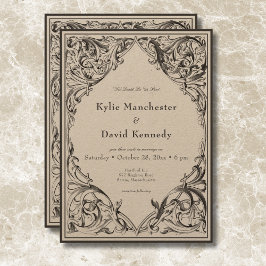 Convites Bat Vitoriano Até Casamento Negro e Tan Mortal