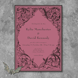 Convites Bat Vitoriano Até Casamento Negro e Vinho da Morte