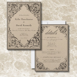 Convites Bat Vitoriano Até Negro Mortal e Bronzeado Dois La