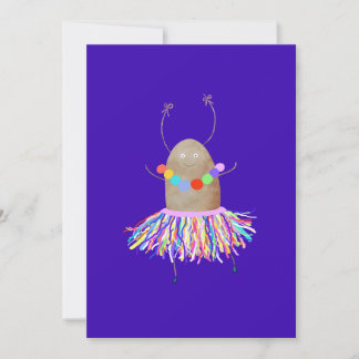 Convites Batata dançante engraçada