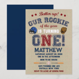 Convites Batendo Nosso Pequeno Rookie Está Virando Um