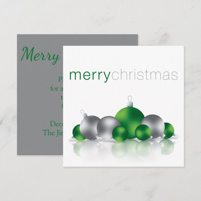 Convites Bateria de Natal (Frente/Verso)