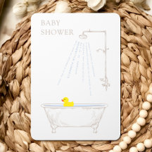 Bathtub Duck Chá de fraldas Gênero Neutro