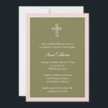 Convites Batismo Cruzado ornamentado/Convite de Natal<br><div class="desc">Solicite a presença amorosa de seus amigos e familiares para celebrar o importante evento de seu filho com este simples e charmoso convite da Cruz de Ornamentados. Carimbo correspondente,  etiquetas de endereço e cartões de agradecimento disponíveis em berryberrysweet.com</div>