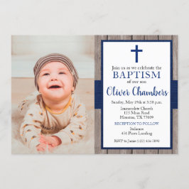 Convites Batismo de Fotografia do Marinho Russo e do Garoto