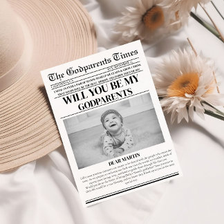 Convites Batismo de Jornais de Proposta Moderna