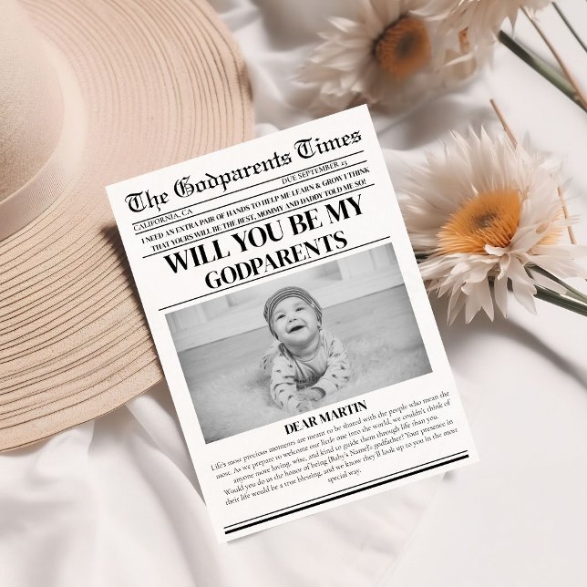 Convites Batismo de Jornais de Proposta Moderna (Criador carregado)