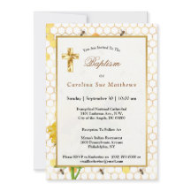 Batismo Dourado das Abelhas Amarelas Sunflower