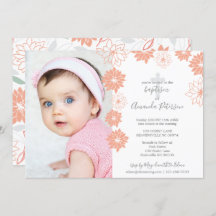 Batismo Floral de Pêssego Bonito