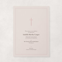 Batismo Religioso Rosa Mínimo Cruz