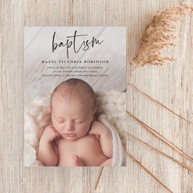 Convites Batismo Religioso Roteiro Moderno (Criador carregado)