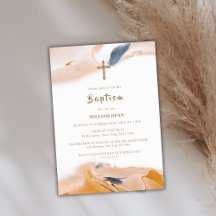 Batismo Russo Moderno Abstrato de Watercolor Cruza