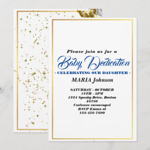 Convites Batizado de Bebê Menino Borboleta Aquarela