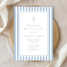 Batizado de Menino Azul Bebê Elegante