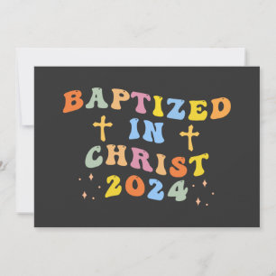 Convites Batizado em Cristo